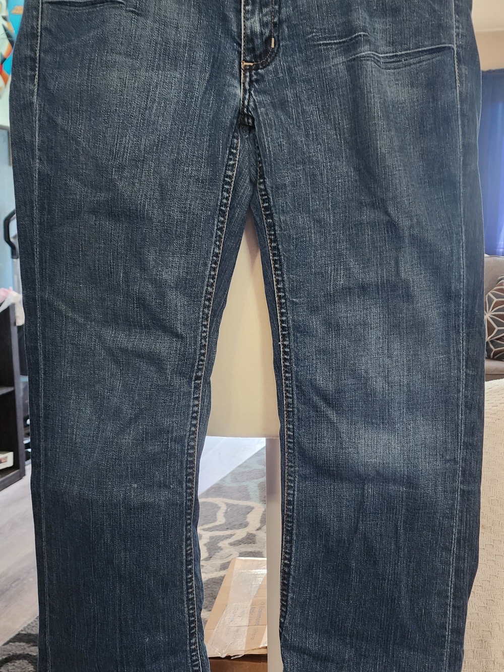 Habitual Women's Straight Dark Wash Denim Jeans Sz 28